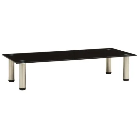 TV-Ständer aus gehärtetem Glas in Schwarz 80x35x17 cm von , TV-Möbel - Ref: Foro24-322764, Preis: 46,29 €, Rabatt: %