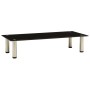 Mueble para TV de vidrio templado negro 80x35x17 cm de , Muebles TV - Ref: Foro24-322764, Precio: 47,23 €, Descuento: %