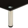 Mueble para TV de vidrio templado negro 80x35x17 cm de , Muebles TV - Ref: Foro24-322764, Precio: 47,23 €, Descuento: %