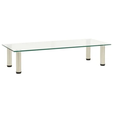 Transparenter TV-Ständer aus gehärtetem Glas 80x35x17 cm von , TV-Möbel - Ref: Foro24-322766, Preis: 47,46 €, Rabatt: %