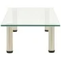 Transparenter TV-Ständer aus gehärtetem Glas 80x35x17 cm von , TV-Möbel - Ref: Foro24-322766, Preis: 47,46 €, Rabatt: %