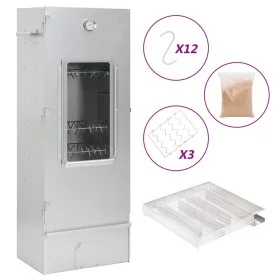 BBQ-Räucherofen mit Kaltraucherzeuger aus verzinktem Stahl von , Grillen - Ref: Foro24-3200766, Preis: 213,87 €, Rabatt: %