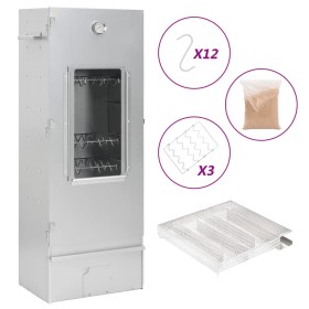 BBQ-Räucherofen mit Kaltraucherzeuger aus verzinktem Stahl von , Grillen - Ref: Foro24-3200766, Preis: 197,38 €, Rabatt: %