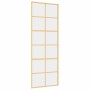 Goldene Schiebetür aus transparentem ESG-Glas und Aluminium von , Türen für zu Hause - Ref: Foro24-155166, Preis: 121,71 €, R...