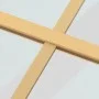 Goldene Schiebetür aus transparentem ESG-Glas und Aluminium von , Türen für zu Hause - Ref: Foro24-155166, Preis: 127,03 €, R...