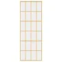 Sliding door made of transparent ESG glass and golden aluminum by , Doors for the home - Ref: Foro24-155172, Price: 149,22 €,...