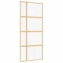 Goldene Schiebetür aus transparentem ESG-Glas und Aluminium von , Türen für zu Hause - Ref: Foro24-155191, Preis: 134,09 €, R...