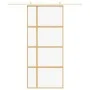 Goldene Schiebetür aus transparentem ESG-Glas und Aluminium von , Türen für zu Hause - Ref: Foro24-155191, Preis: 134,09 €, R...