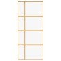 Goldene Schiebetür aus transparentem ESG-Glas und Aluminium von , Türen für zu Hause - Ref: Foro24-155191, Preis: 136,21 €, R...