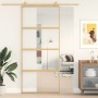 Goldene Schiebetür aus transparentem ESG-Glas und Aluminium von , Türen für zu Hause - Ref: Foro24-155179, Preis: 153,51 €, R...