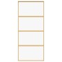 Goldene Schiebetür aus transparentem ESG-Glas und Aluminium von , Türen für zu Hause - Ref: Foro24-155179, Preis: 153,51 €, R...