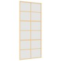 Goldene Schiebetür ESG Glas Aluminium 90x205cm von , Türen für zu Hause - Ref: Foro24-155170, Preis: 177,82 €, Rabatt: %