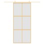 Goldene Schiebetür ESG Glas Aluminium 90x205cm von , Türen für zu Hause - Ref: Foro24-155158, Preis: 174,31 €, Rabatt: %