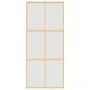 Goldene Schiebetür ESG Glas Aluminium 90x205cm von , Türen für zu Hause - Ref: Foro24-155158, Preis: 171,53 €, Rabatt: %