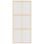 Goldene Schiebetür ESG Glas Aluminium 90x205cm von , Türen für zu Hause - Ref: Foro24-155158, Preis: 174,31 €, Rabatt: %