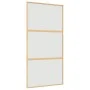 Goldene Schiebetür aus mattiertem ESG-Glas und Aluminium von , Türen für zu Hause - Ref: Foro24-155153, Preis: 181,35 €, Raba...