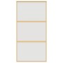 Puerta corredera dorada de vidrio ESG esmerilado y aluminio de , Puertas para el hogar - Ref: Foro24-155153, Precio: 183,64 €...