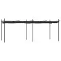 Pérgola con cubierta retráctil gris antracita 589x292x230 cm de , Carpas y cenadores - Ref: Foro24-360122, Precio: 429,57 €, ...