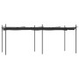 Pergola with retractable anthracite gray cover 589x292x230 cm by , Tents and gazebos - Ref: Foro24-360122, Price: 439,15 €, D...