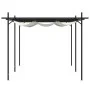 Pérgola con cubierta retráctil color crema 589x292x230 cm de , Carpas y cenadores - Ref: Foro24-360120, Precio: 429,86 €, Des...