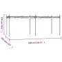 Pergola mit einziehbarer Abdeckung cremefarben 589x292x230 cm von , Zelte und Pavillons - Ref: Foro24-360120, Preis: 429,86 €...