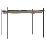 Pergola with taupe gray retractable cover 295x292x230 cm by , Tents and gazebos - Ref: Foro24-360115, Price: 241,47 €, Discou...