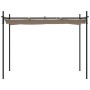 Pergola with taupe gray retractable cover 295x292x230 cm by , Tents and gazebos - Ref: Foro24-360115, Price: 241,47 €, Discou...