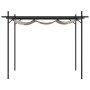 Pergola with taupe gray retractable cover 295x292x230 cm by , Tents and gazebos - Ref: Foro24-360115, Price: 241,47 €, Discou...