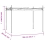 Pergola mit taupegrauer versenkbarer Abdeckung 295 x 292 x 230 cm von , Zelte und Pavillons - Ref: Foro24-360115, Preis: 241,...