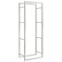 Estante para leña acero inoxidable 50x28x132 cm de , Bolsas y soportes de leña - Ref: Foro24-357861, Precio: 40,41 €
