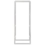 Estante para leña acero inoxidable 50x28x132 cm de , Bolsas y soportes de leña - Ref: Foro24-357861, Precio: 40,41 €