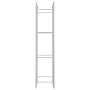 Stainless steel firewood rack 50x28x132 cm by , Firewood bags and holders - Ref: Foro24-357861, Price: 39,89 €, Discount: %