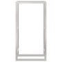 Estante para leña acero inoxidable 80x28x154 cm de , Bolsas y soportes de leña - Ref: Foro24-357863, Precio: 59,86 €, Descuen...