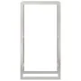 Stainless steel firewood rack 80x28x154 cm by , Firewood bags and holders - Ref: Foro24-357863, Price: 58,82 €, Discount: %