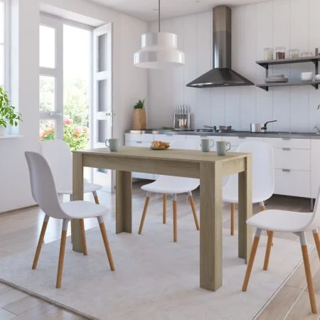 Esstisch aus Sonoma-Eichenspanplatte, 120 x 60 x 76 cm von , Küchen- und Esstische - Ref: Foro24-800435, Preis: 70,56 €, Raba...