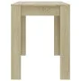 Esstisch aus Sonoma-Eichenspanplatte, 120 x 60 x 76 cm von , Küchen- und Esstische - Ref: Foro24-800435, Preis: 70,56 €, Raba...