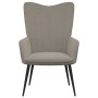 Light Gray Velvet Relaxation Chair by , Armchairs - Ref: Foro24-327677, Price: 85,63 €, Discount: %