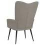 Light Gray Velvet Relaxation Chair by , Armchairs - Ref: Foro24-327677, Price: 85,63 €, Discount: %