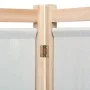 Biombo divisor de 3 paneles de tela color crema 120x170x4 cm de vidaXL, Divisores de ambientes - Ref: Foro24-42975, Precio: 5...
