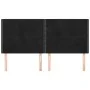 Cabeceros 4 unidades de terciopelo negro 90x5x78/88 cm de , Cabeceros y pies de cama - Ref: Foro24-3116254, Precio: 87,40 €, ...
