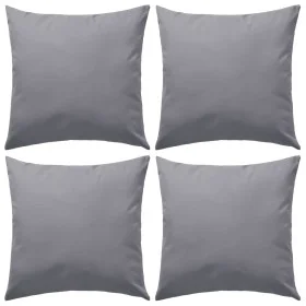 Outdoor cushions 45x45 cm gray 4 units by vidaXL, Cushions - Ref: Foro24-132303, Price: 49,42 €, Discount: %