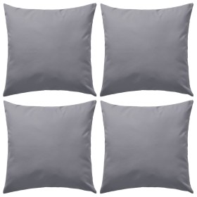 Outdoor-Kissen 45x45 cm grau 4 Einheiten von vidaXL, Kissen - Ref: Foro24-132303, Preis: 48,73 €, Rabatt: %