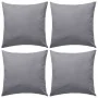 Outdoor-Kissen 45x45 cm grau 4 Einheiten von vidaXL, Kissen - Ref: Foro24-132303, Preis: 49,55 €, Rabatt: %