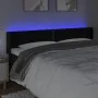Black velvet headboard with LED 183x16x78/88 cm by , Headboards and footboards - Ref: Foro24-3123158, Price: 65,78 €, Discoun...