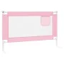 Barandilla de seguridad cama de niño rosa tela 120x25 cm de , Barandillas de seguridad - Ref: Foro24-10200, Precio: 37,44 €, ...