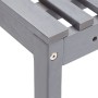 Garden corner bench solid gray acacia wood 140 cm by , garden benches - Ref: Foro24-312423, Price: 256,14 €, Discount: %