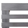 Garden corner bench solid gray acacia wood 140 cm by , garden benches - Ref: Foro24-312423, Price: 256,14 €, Discount: %