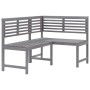 Garten-Bistromöbel 4-teilig aus massivem grauem Akazienholz von , Gartensets - Ref: Foro24-3057866, Preis: 464,82 €, Rabatt: %