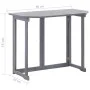 Muebles de bistró de jardín 4 piezas madera maciza acacia gris de , Conjuntos de jardín - Ref: Foro24-3057866, Precio: 447,05...