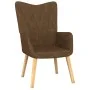 Sillón de relax con reposapiés tela marrón de , Sillones - Ref: Foro24-327537, Precio: 115,34 €, Descuento: %